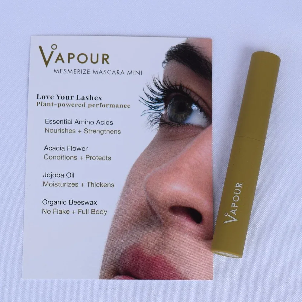 Vapour Mesmerize Mascara Mini Set-Jet Black,Buildable Length &Definition-3pc-NEW